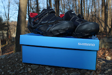 New Shimano SPD, XC shoes courtesy of my 2014 Shimano Sponsor and Team Town Cycle