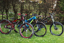 2014 P.slope, 2013 Transition Double and 2012 Scott Voltage