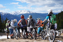 Riders on our 2013 Whistler Bike Park Instructor Academy