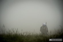 Gore-illa in the mist. Morning cloud cover was so thick, we could barley see our targets.
