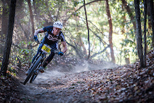 Santa Cruz local John Hauer was the fast rider on the 2nd annual SCSE course, taking the top step on the pro men podium in October 2013. Photo by Called to Creation.