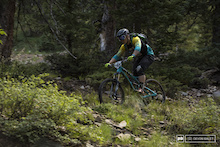 Yeti shredder Richie Rude has had a very impressive season so far with several EWS stage wins and EWS podiums. Off the line on stage one, it appeared he had already won the stage with the pure power he lays down.