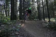 I haven't ridden a lot of trails in Nanaimo but Fine China is definitely one of my favorites, because it's really flowy and has some nice jumps and berms. It's a trail that can be ridden slow but also very fast, it's a trail for almost every level of riding.