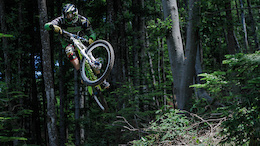 Benoit Coulanges, riding his home trails