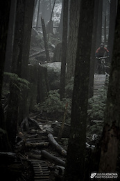 Wet, cold and dark ride on North Shore.