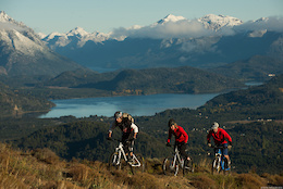 Our trip began in San Carlos De Bariloche in the Patagonia.  The first ride of the day took us above the lake of Nahuel Huapi.  We got up super early to catch first light.
