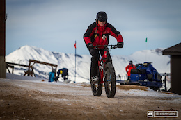 Even the ski patrol got into the fat bike thing.