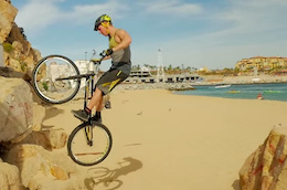 Video: Mountain Bike Trials at the Cabo Arch