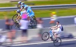 The 3 Times Mountain Bikers Stole the Show at the Tour de France