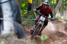 Ratboy won last weekend at Mont Saint Anne, and he's looking strong here. Not fast enough to take Gwin today, but good enough for 6th spot at the end of the day. What will tomorrow bring?