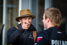 Seb Kemp is once more the mastermind behind the race course here in Whistler and from what the riders are saying he's come up trumps once more.