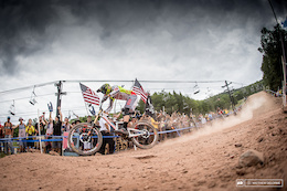 Greg Minnaar was on point today, but it wasn't enough to stop the mighty American on home soil.