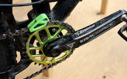 Spotted: OneUp's ultralight chain guide and 11-speed cassette - Crankworx Whistler, 2015