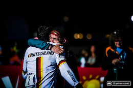 Last Bike's and Germany's, Golher, absolutely shell-shocked to take gold here in Italy.