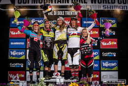 Women's podium.