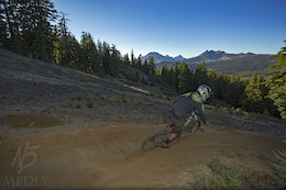 Mount Bachelor Gravity Series, Race #3, The most blown out corner I could find.
