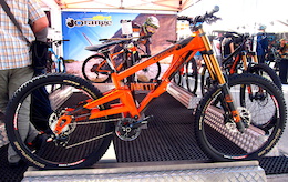 Some awefully successful DH pros began their careers on the father of this bike. It still looks wicked.

Eurobike 2015