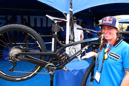 Shimano had a handful of athletes on hand today to talk to media and shops. Jill ran through the new XT line up with us.