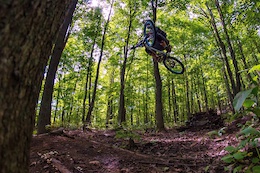 One of my favourite jumps in North Bay.  Photo taken by spencergauthier.com