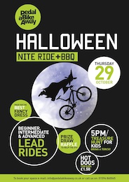 Halloween Night Ride - Pedalabikeaway