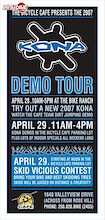 The Bicycle Cafe Presents the 2007 Kona Demo Tour