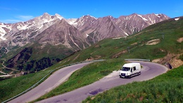 On the road - one of many mountain passes - summer 2013