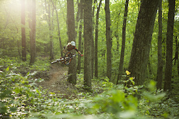 Coldwater Mountain in Anniston Alabama is home to some incredible singletrack. Between the motivated and welcoming locals, and the IMBA trail crew, they have built a mini riding mecca. There is plenty there to keep any rider entertained. Cody Kelley sampling the goods in April 2015.
