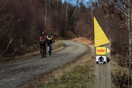 The lap covered parts of the popular MBR trail but used connecting fire roads to shorten the route.
