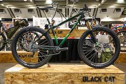 Black Cat Bicycles from Aptos, California brought this 27.5 plus hardtail.