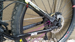 3M Paint Protection Film on the chain and seat stays to protect from shoe rub