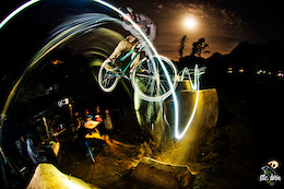 So amped we got to do this full moon shoot with the headlights on Sat eve. Justin &amp; I have had this plan for a while &amp; it finally worked out! Light trail whip over the boys having a braai (a manly version of a BBQ)