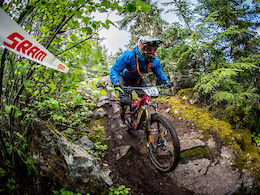 Josh Kissner races in the 2016 Whistler Spring Classic - Whistler, BC. Photo by Scott Robarts