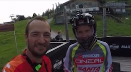 Claudio's Course Preview, Leogang DH World Cup - Video
