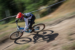 Jason Hawkins races Stage Two of the SCOTT Enduro Cup at Deer Valley Resort in Park City, UT on Aug. 28, 2016