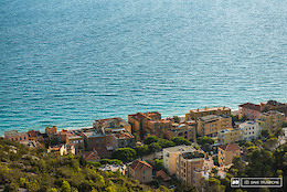 The seaside village of Varigotti at the base of stage 7.