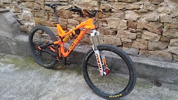 My bike with some upgrades. Reverb hurry to return by service. 15kg