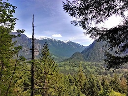 Great views! - Photo by Evergreen Mountain Bike Alliance