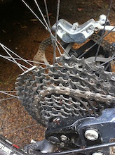 Gently used SRAM XO1 11 speed cassette and chain for sale.