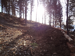 working on the DH track