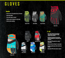 FLY Racing MTB 2017 Gloves.