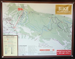 Granby Trail map