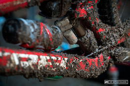 Mud. There was plenty of it. It caused problems on the tracks and in the pits.