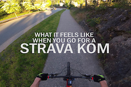 Feelings of Going For a Strava KOM – Video