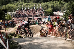 Aaron Gwin performs at the UCI DH World Tour in Fort William on June 5th, 2016 // Bartek Wolinski/Red Bull Content Pool // P-20160605-02473 // Usage for editorial use only // Please go to www.redbullcontentpool.com for further information. //