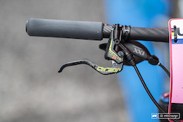 Stopping power is provided by Magura's MT8s.