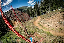 Turns and netting, always a mainstay theme here in Lenzerheide.