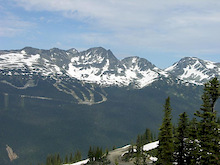 Outlook from the top of the whistler Mountains