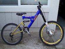The beast of a Walmart bike. Meant for downhill or freeride. O YEA