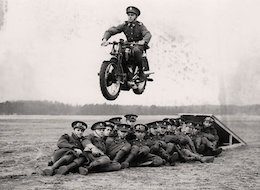 WWII bike jumps