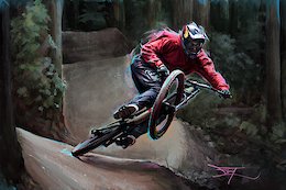 Vancouver Artist Paints Iconic MTB Images For Charity